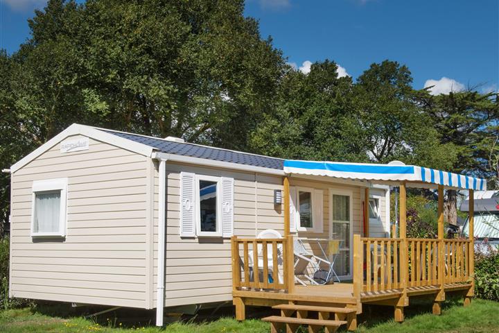 Camping de Brouel- mobil home 4 personnes  avec terrasse ouverte - Camping de Brouel - Ambon