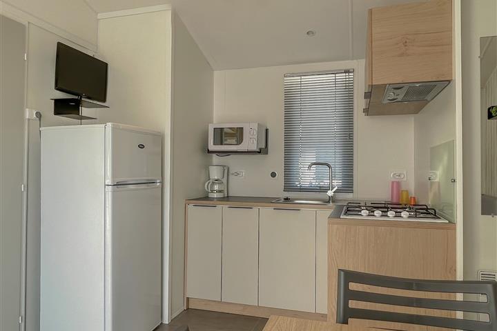Camping de Brouel - Mobil home 3 chambres pour 6 personnes - cuisine - Camping de Brouel - Ambon
